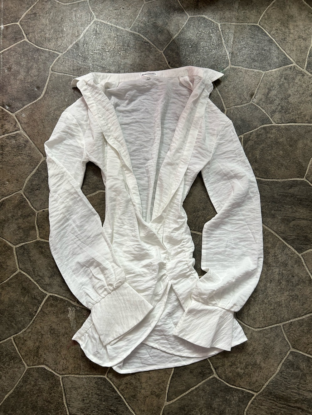 White Lightweight Sleeve Dress
